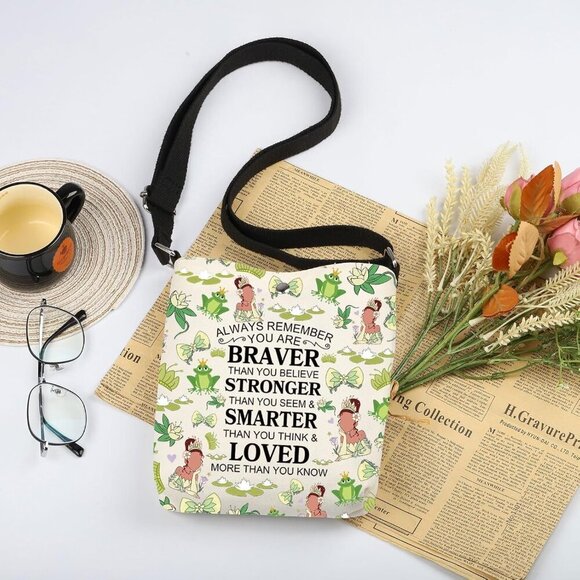 Versatile Frog Lover Shoulder Bag - Lightweight Canvas Tote for Daily Adventures - Picture 2 of 7